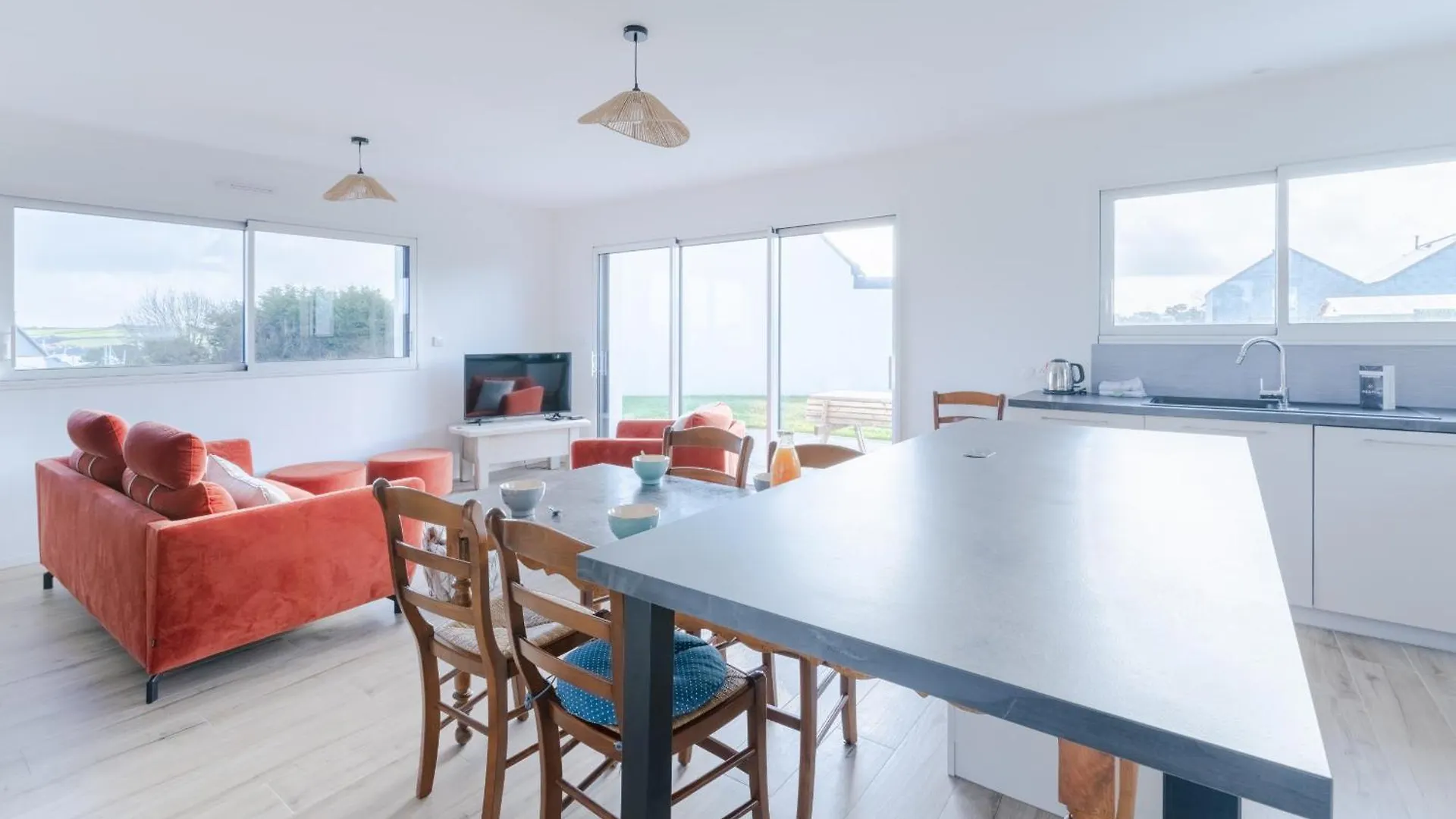 Ty Nevez - Jolie Maison Neuve Avec Petite Vue Mer Saint-Pabu  0*, Saint-Pabu (Finistere) France