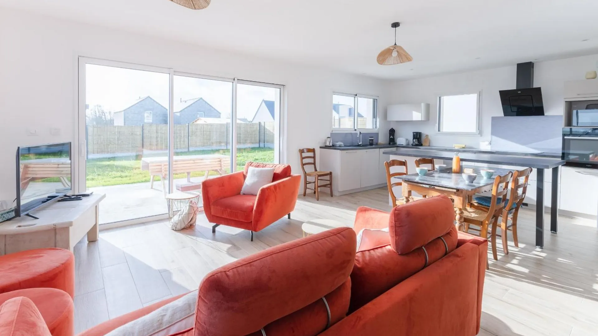 Holiday home Ty Nevez - Jolie Maison Neuve Avec Petite Vue Mer Saint-Pabu  France
